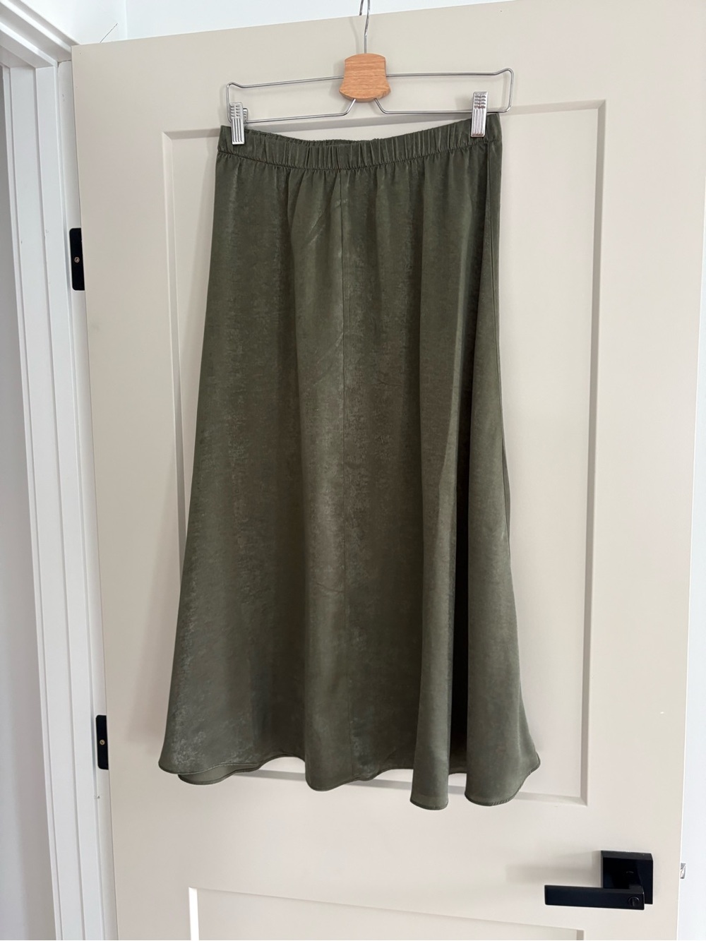 Joe Fresh Olive Green Circle Skirt